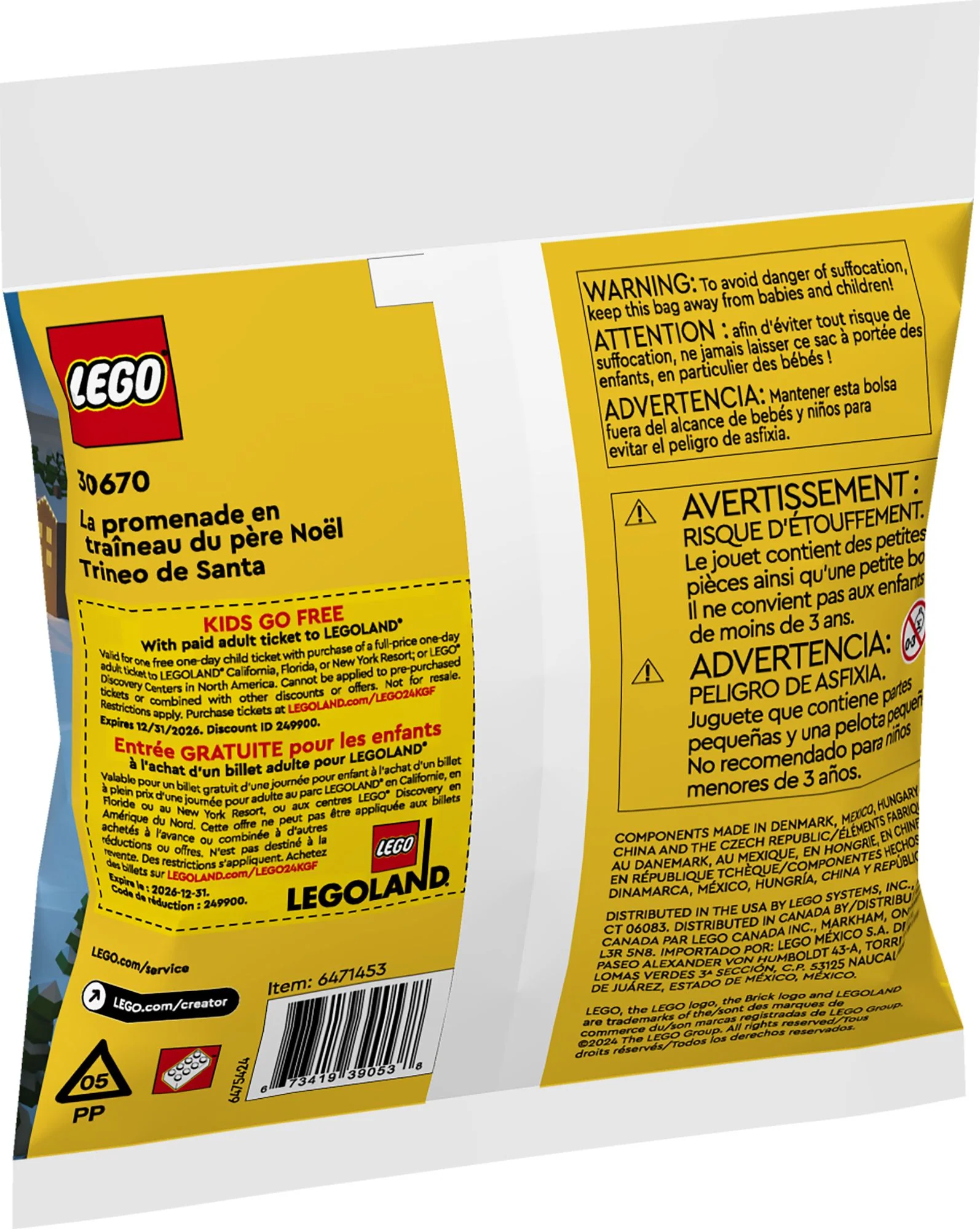 LEGO Creator Santa's Sleigh Ride 30670 - Image 3