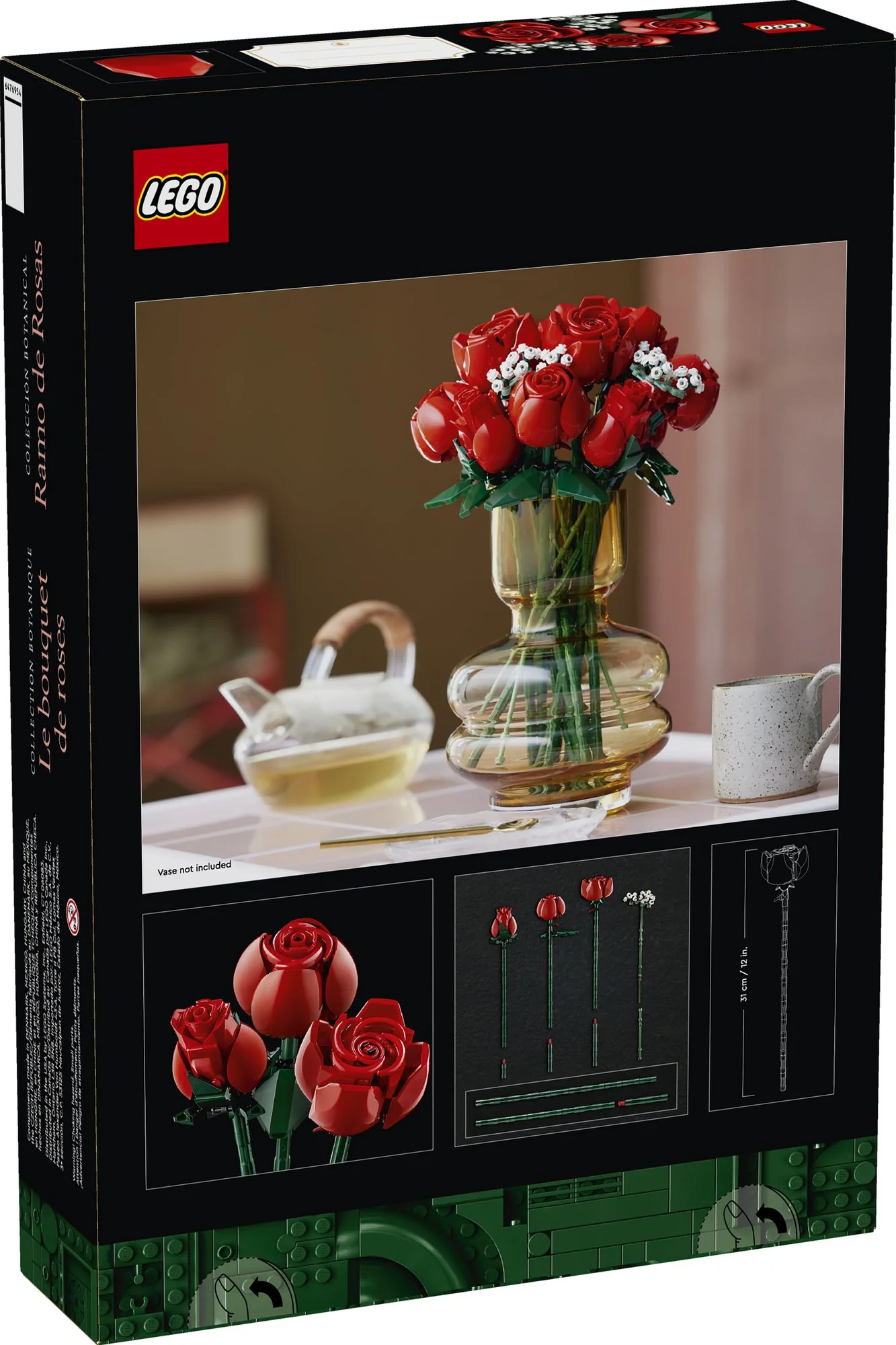 LEGO Icons Bouquet of Roses 10328 - Image 7