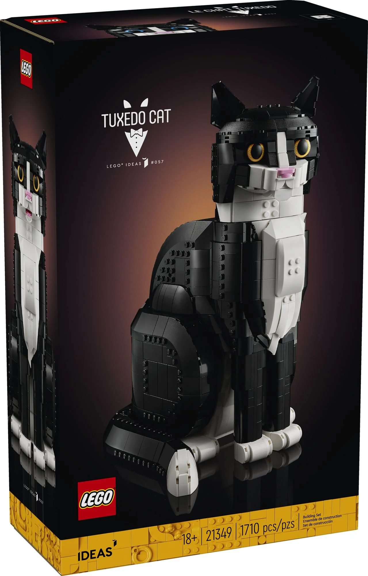 LEGO Ideas Tuxedo Cat 21349 - Image 4