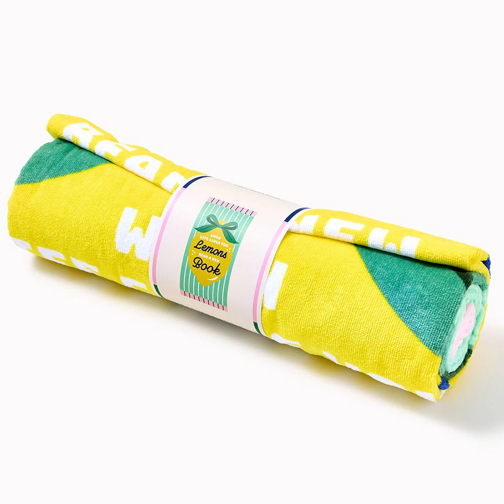 Lemon Book Towel