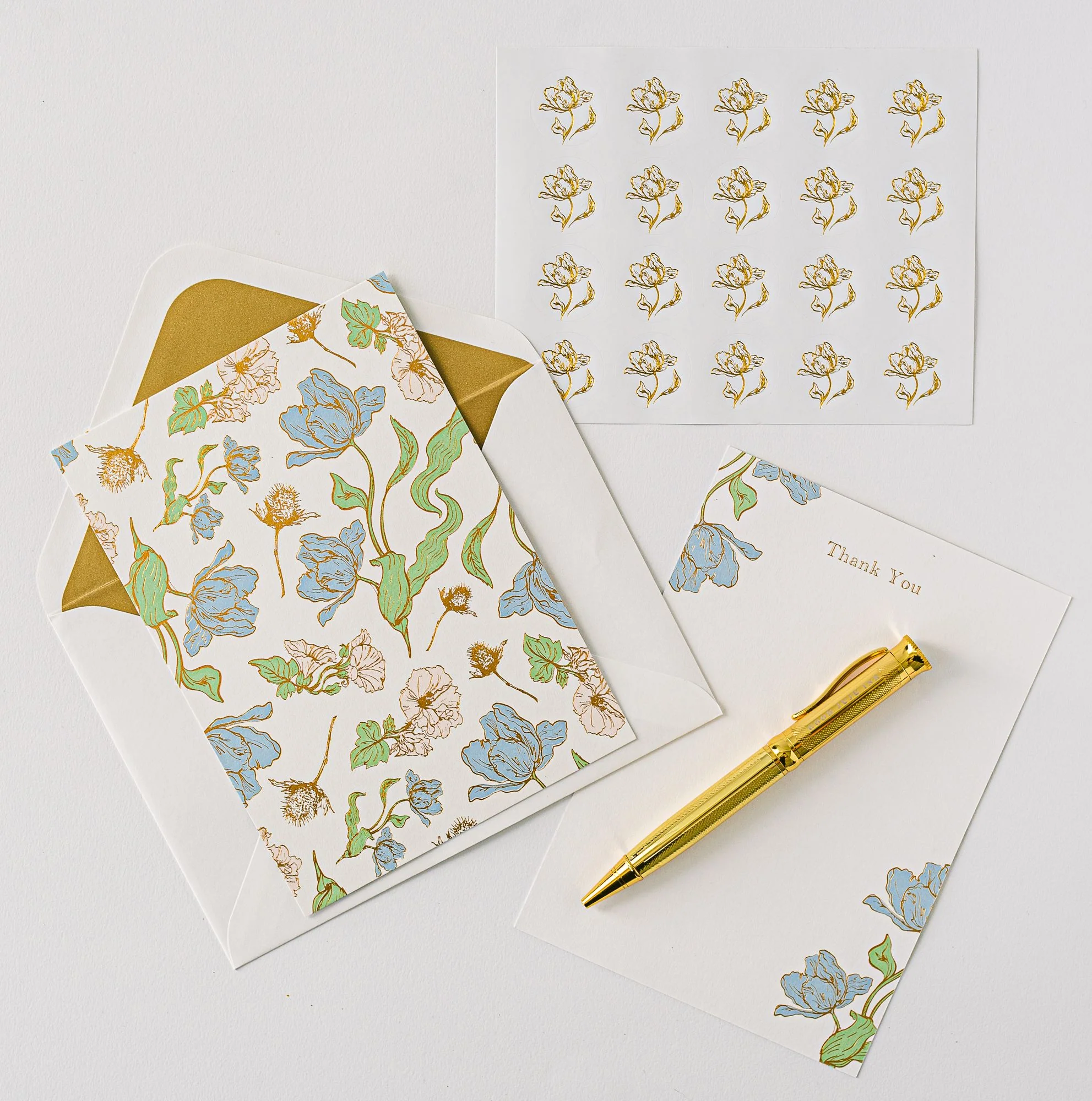 Les Fleurs Parisiennes Luxury Thank You Card Set - Image 2