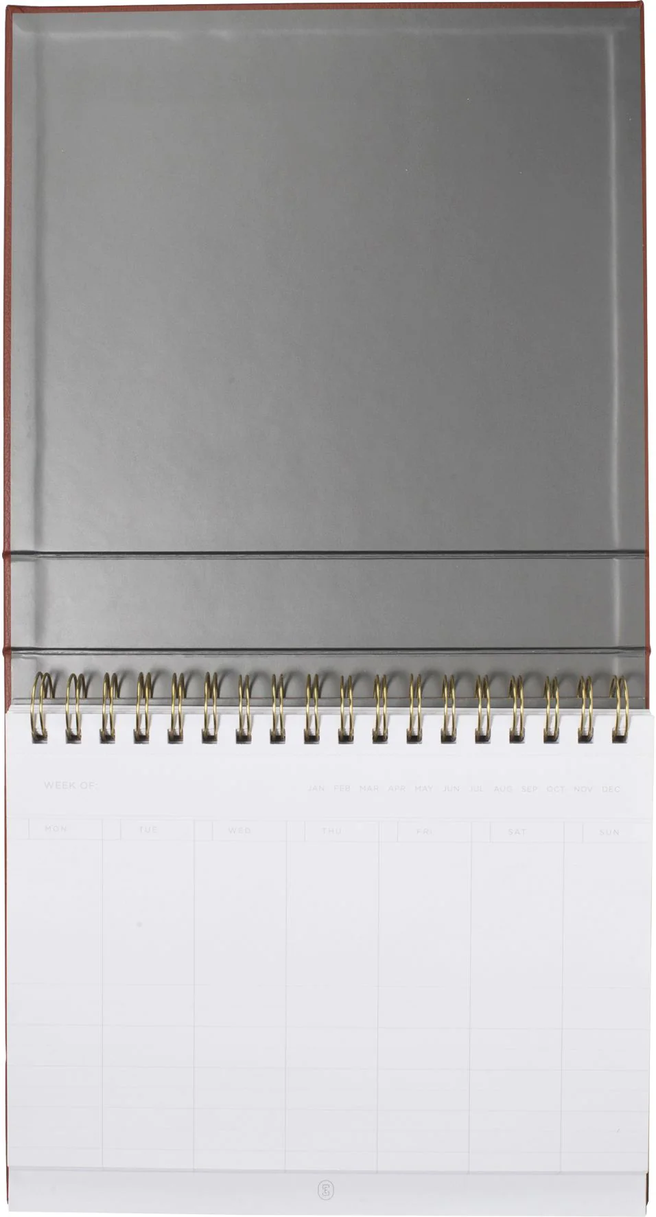 Letter Flow Cognac Desk Pad - Image 4