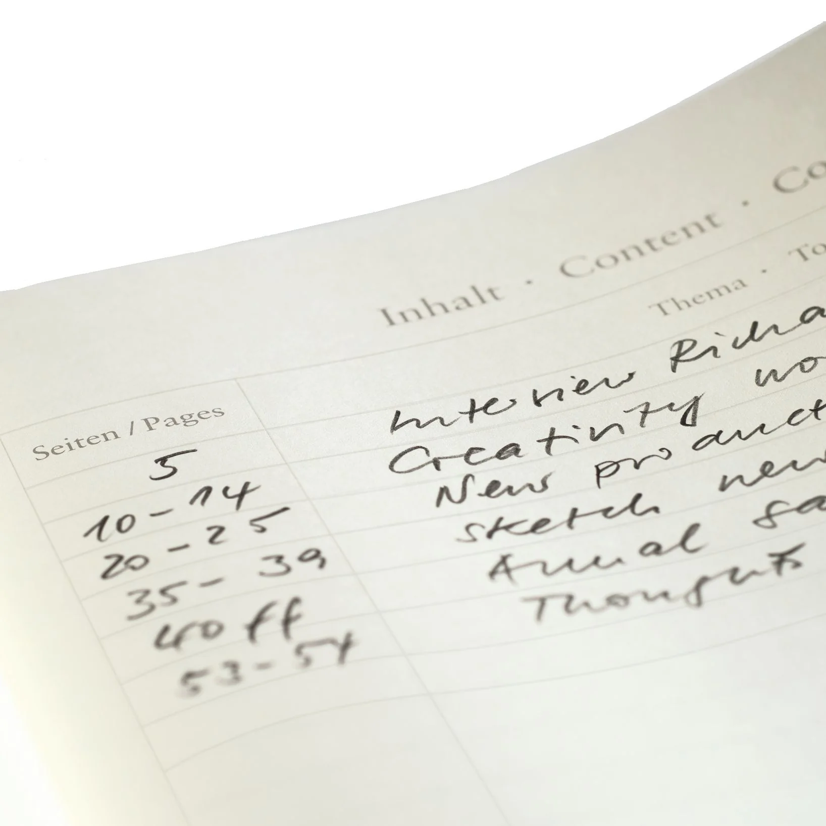 Leuchtturm Black Paperback Ruled Page Notebook - Image 2