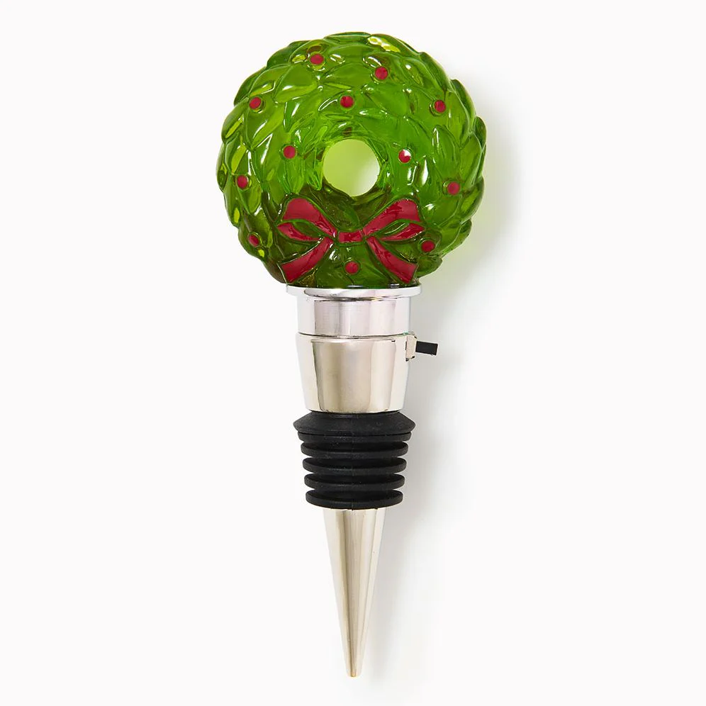 Light Up Wreath Wine Stopper