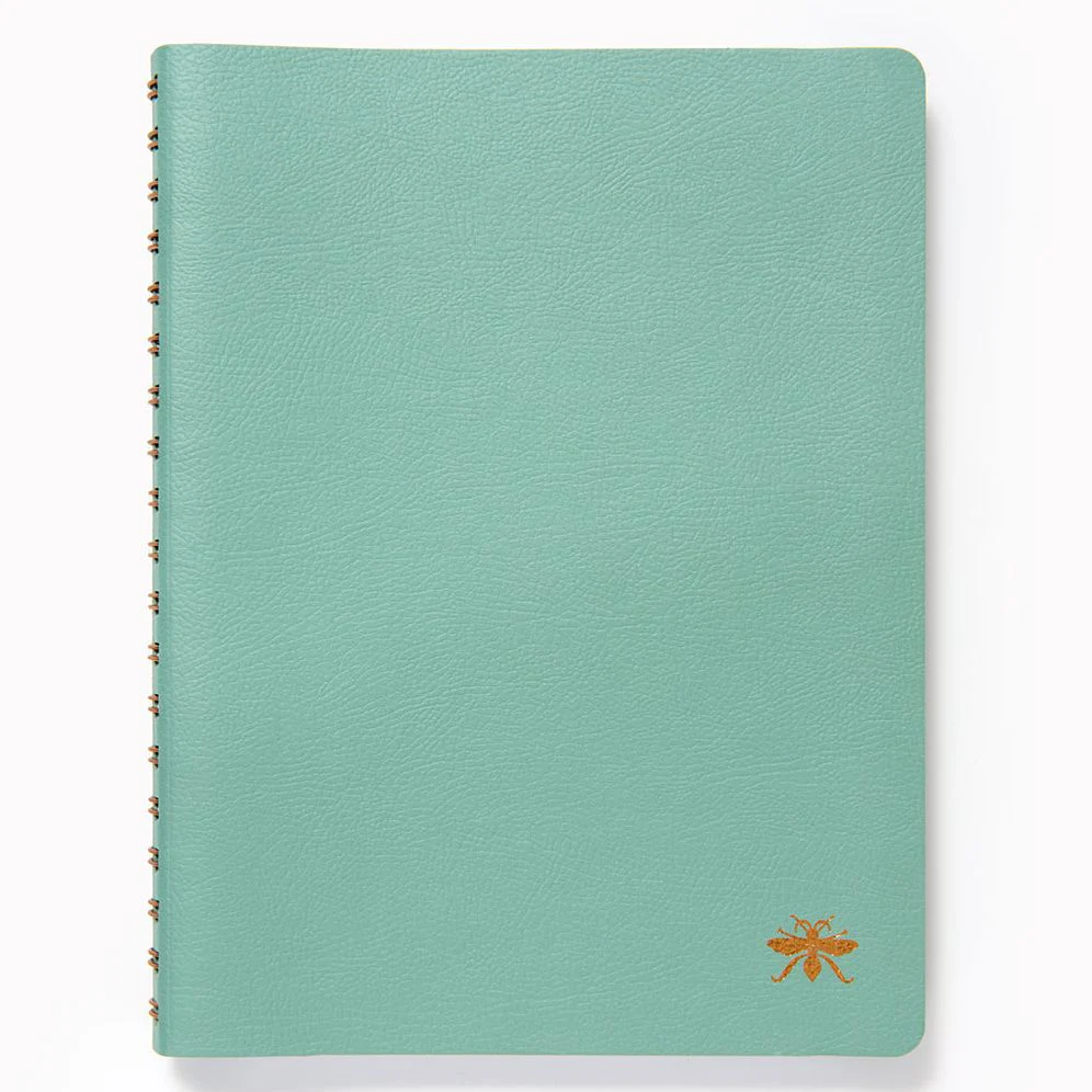 Limited Edition Paper Wasp Sage Faux Leather Semi Concealed Journal - Image 2
