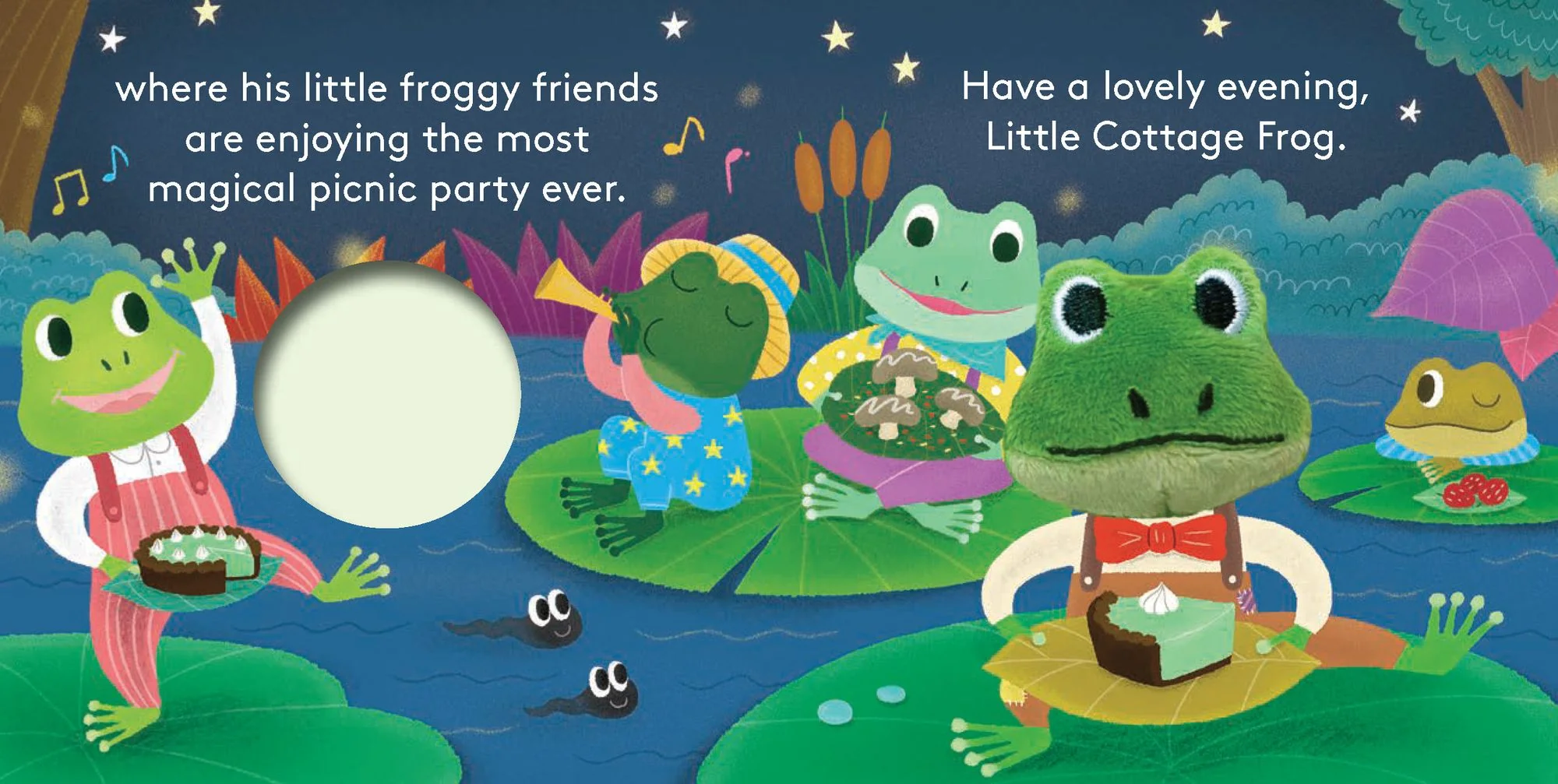Little Cottage Frog: Finger Puppet Book - Image 3