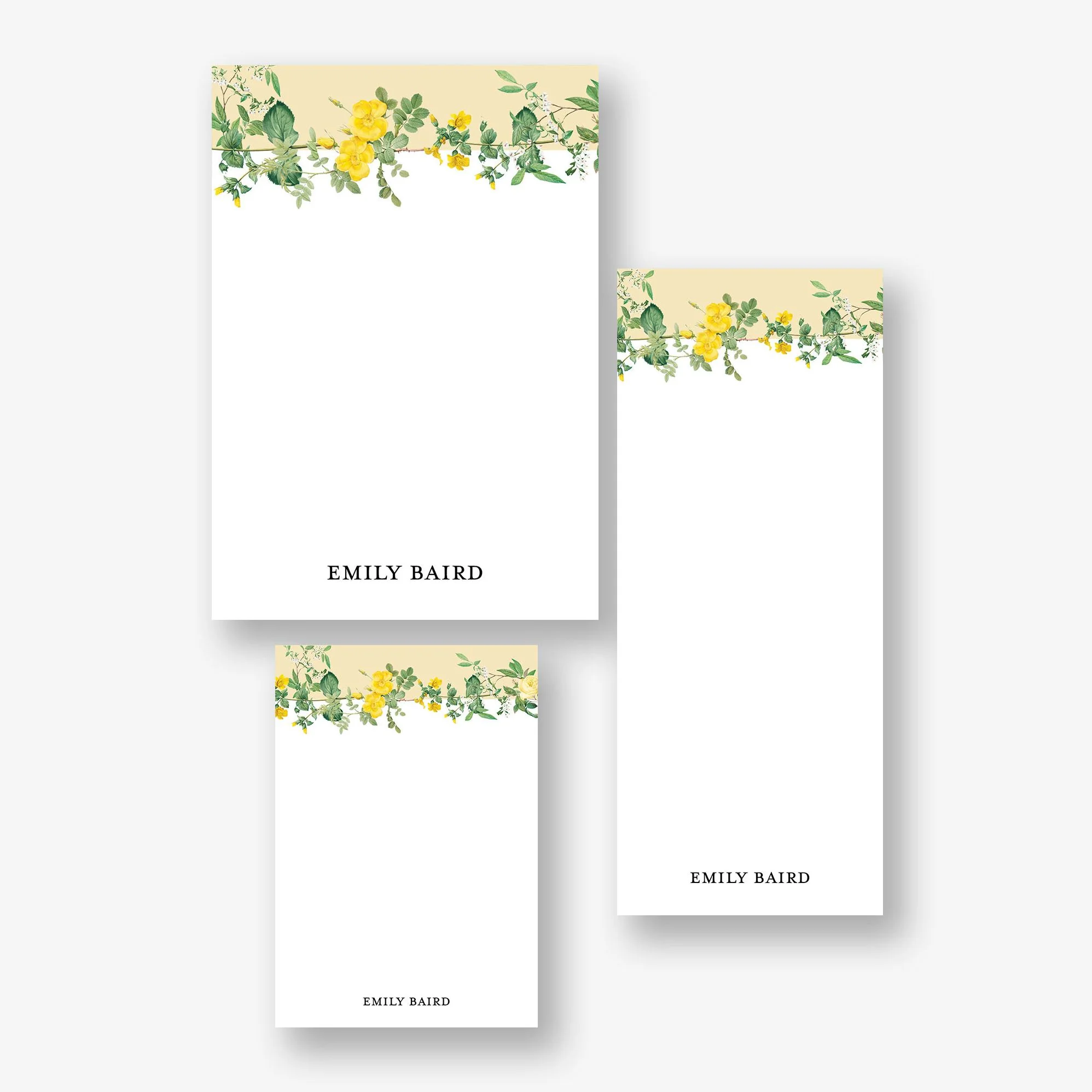 Little Greenhouse Personalized Mixed Notepad Set