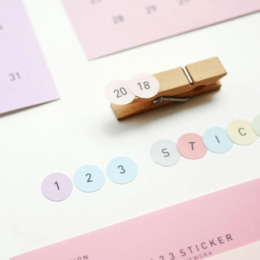 Liveworks Number 123 Sticker Sheet - Image 2