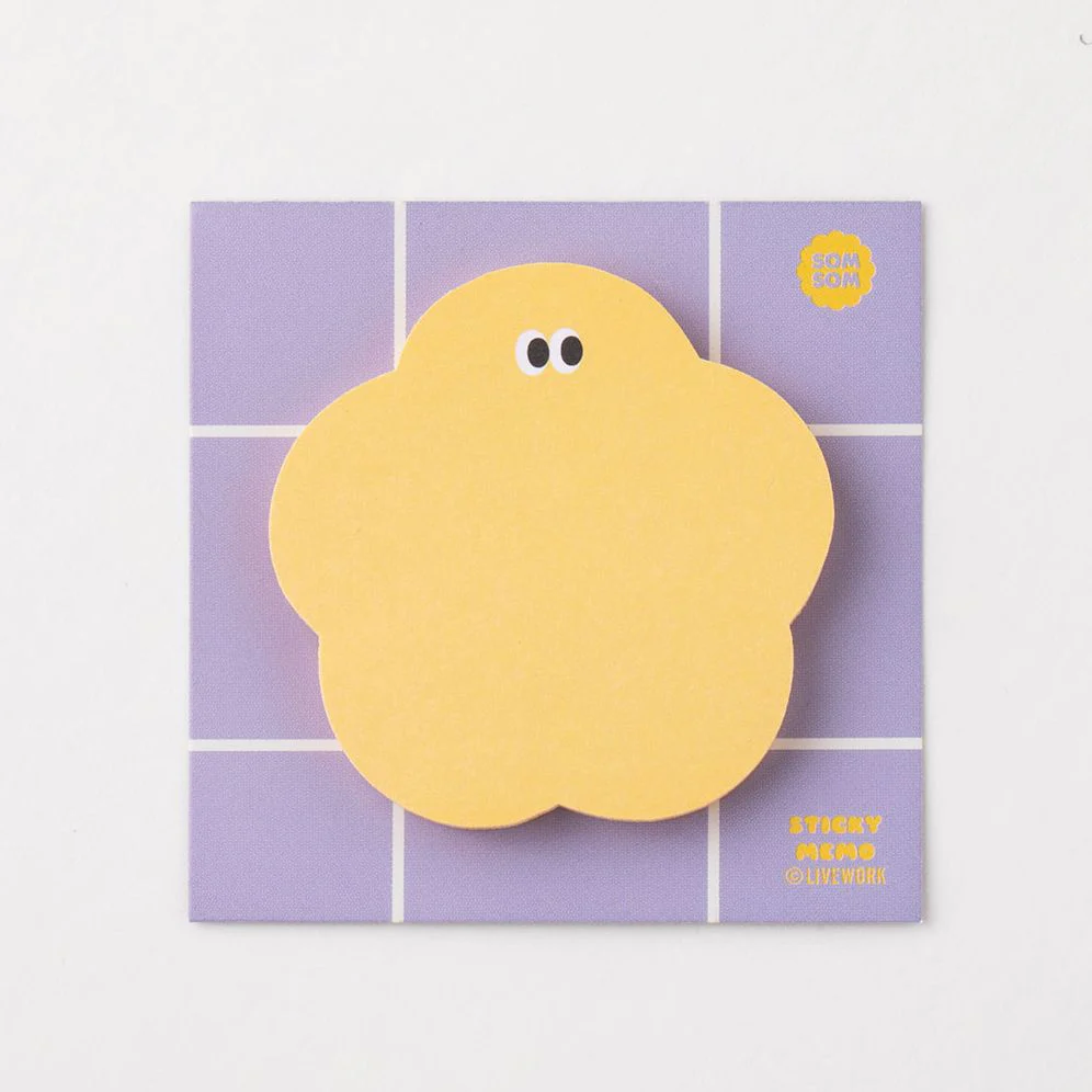 Liveworks Somsom Sticky Memo - POPCORN