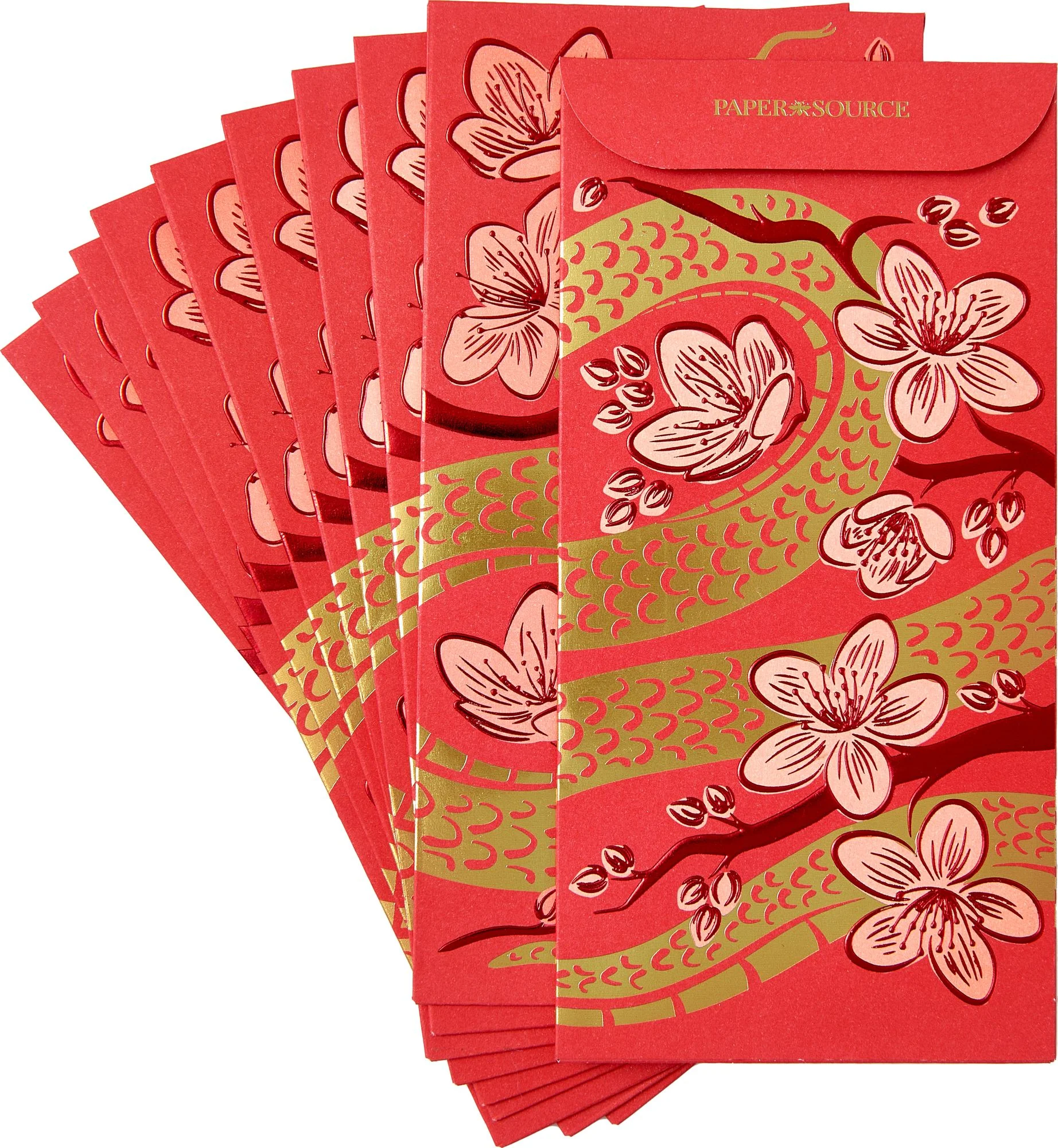 LNY OFF/FOIL 3.5x7 Year of the Snake Envelope S/10 - Image 2