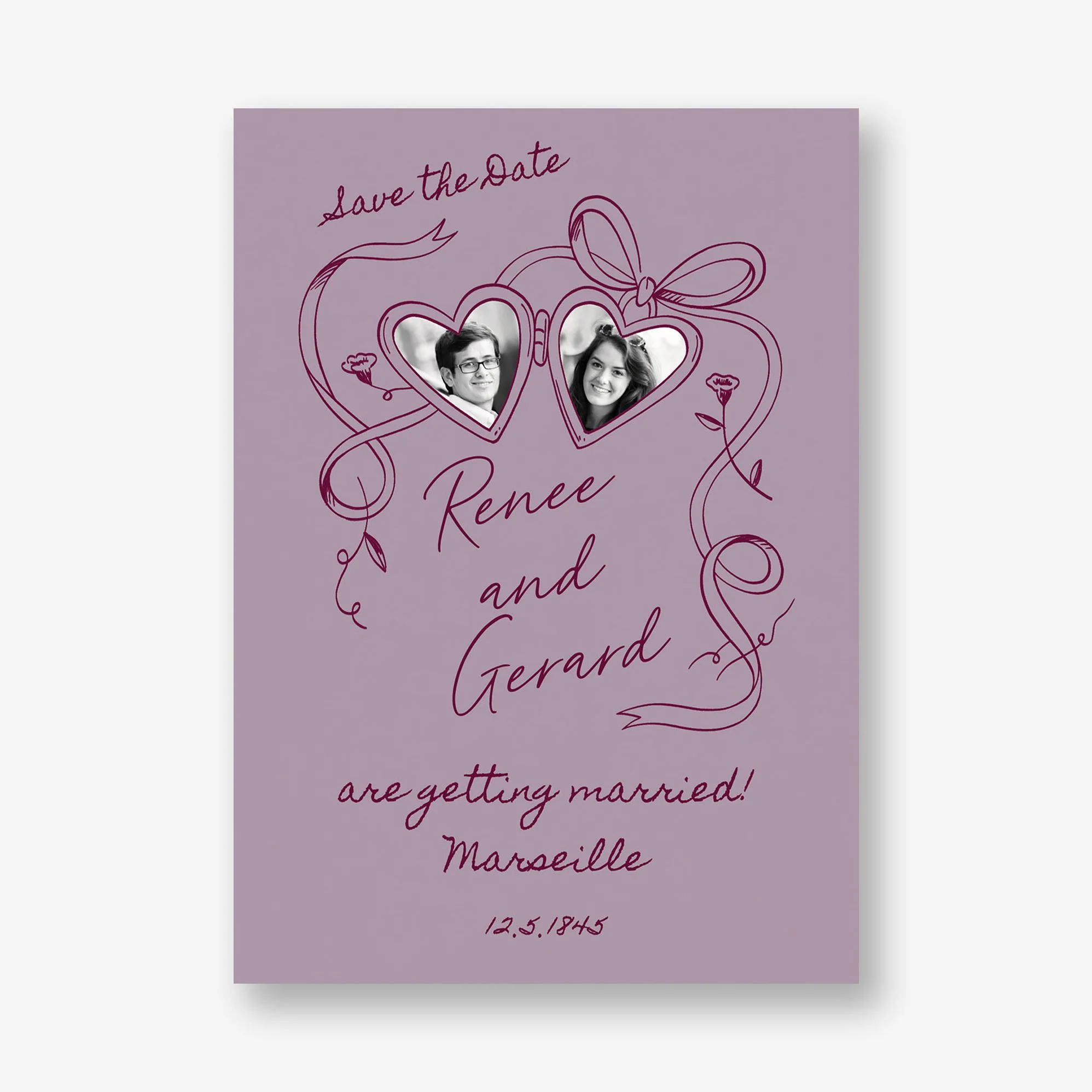 Locket Photo Save the Date - Image 4