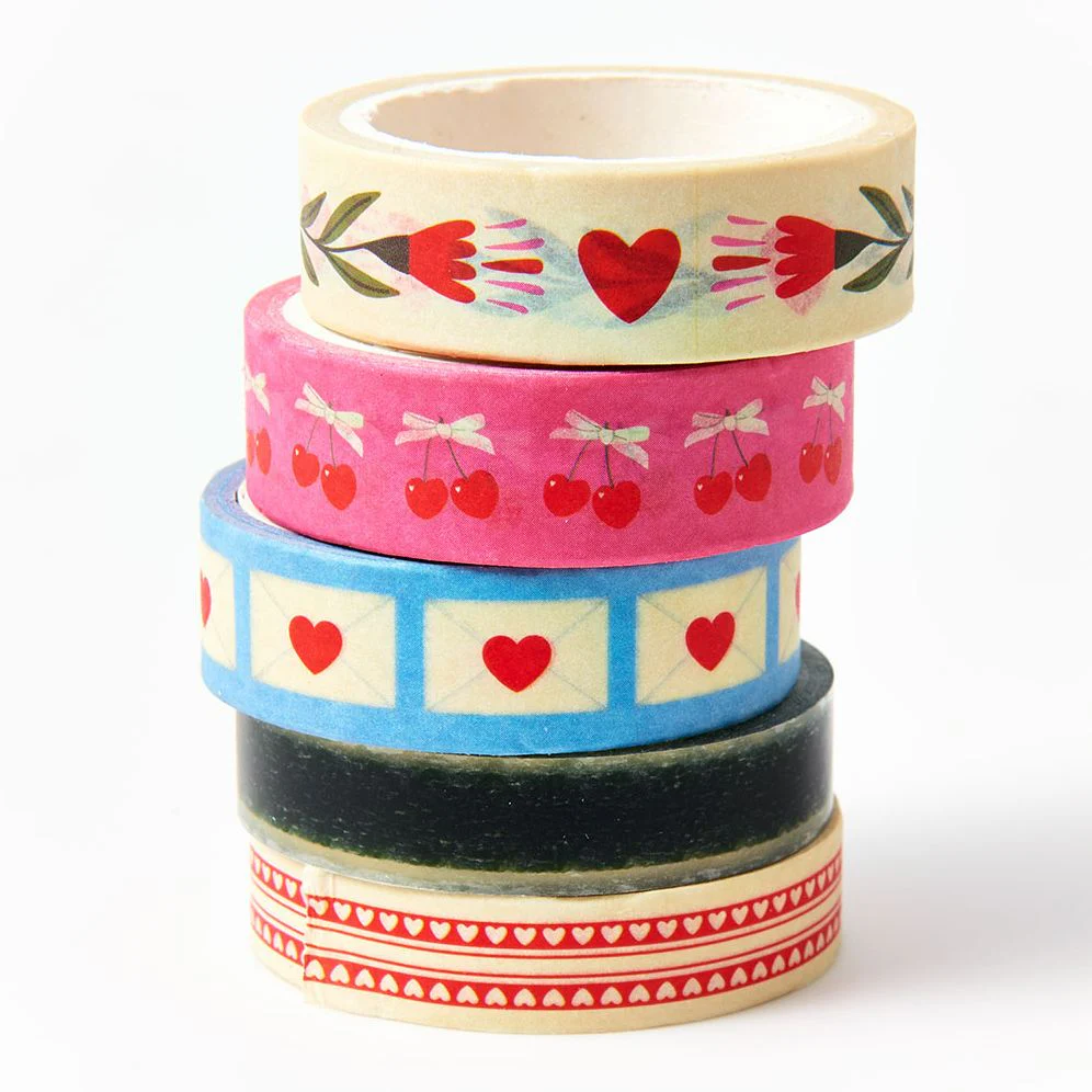 Love Letter Washi Tape S/5 - Image 2