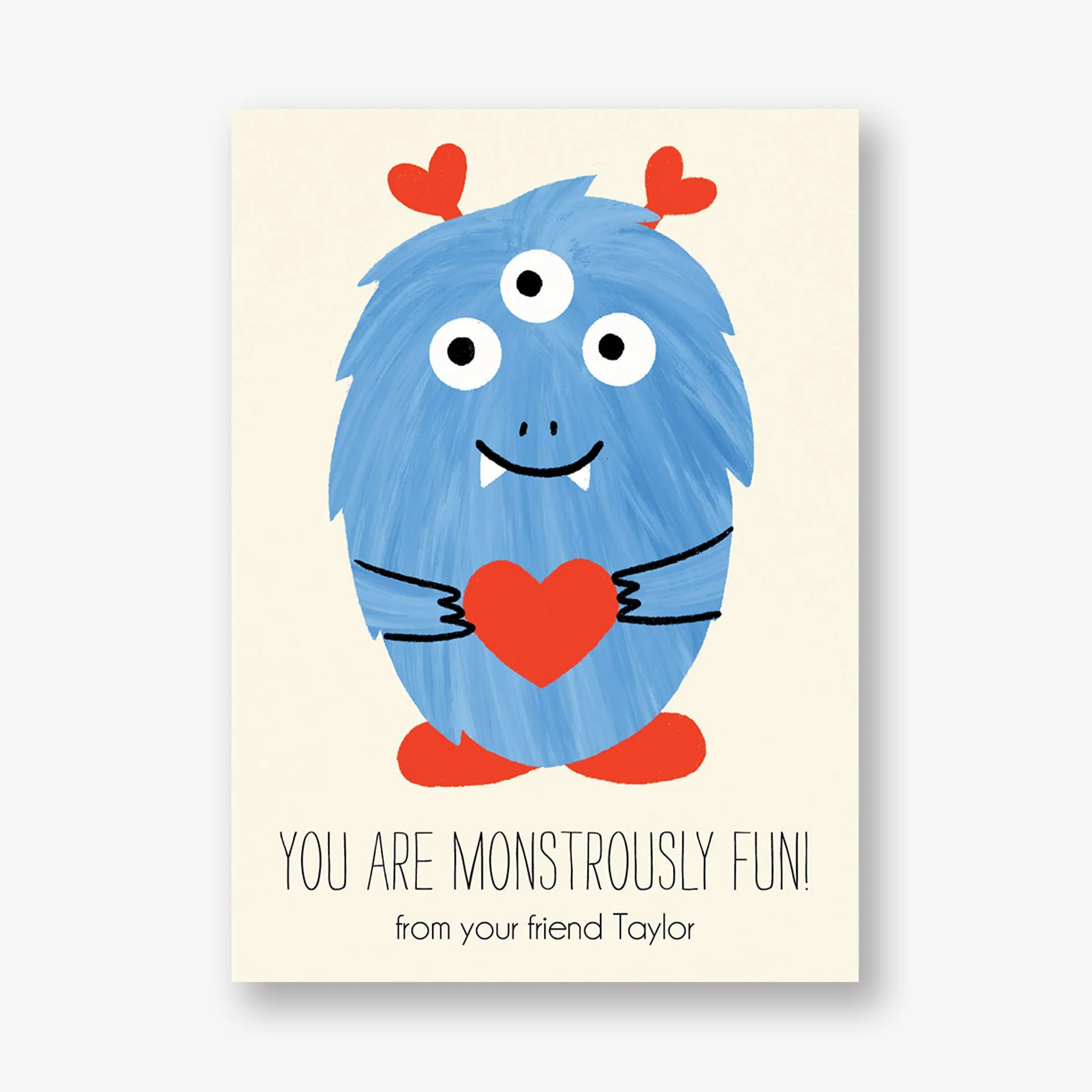 Love Monster Custom Valentine Card