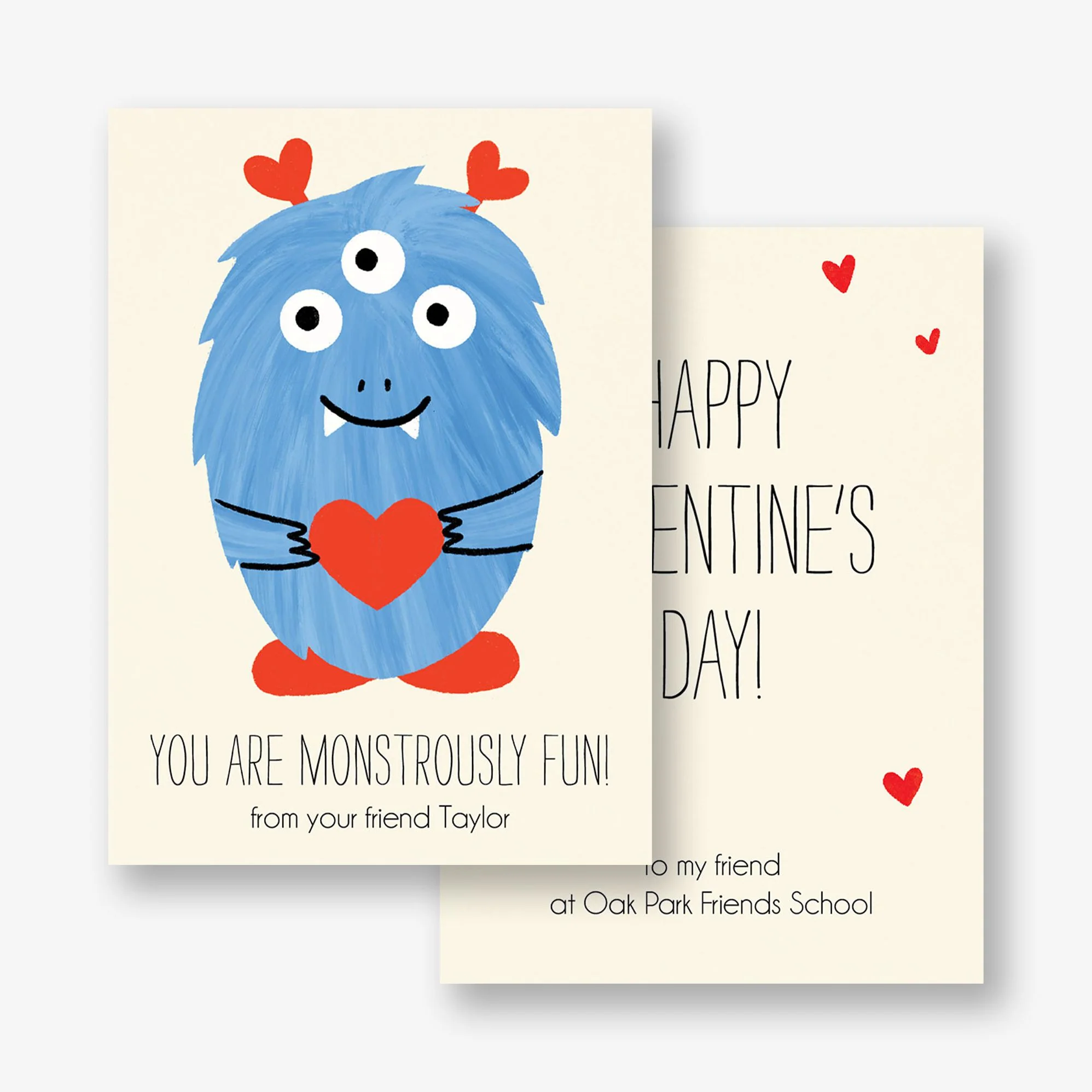 Love Monster Custom Valentine Card - Image 2