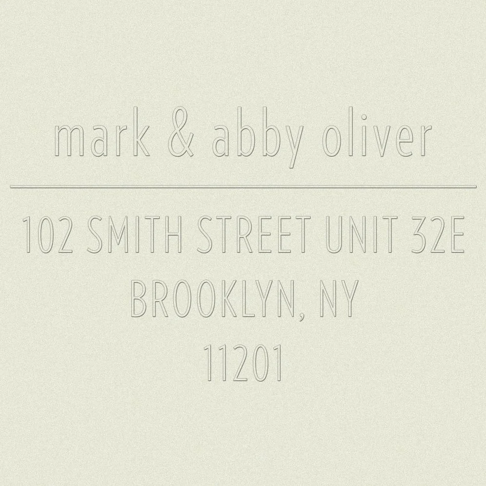 Lowercase with Ampersand Custom Embosser Plate with Embossing Tool