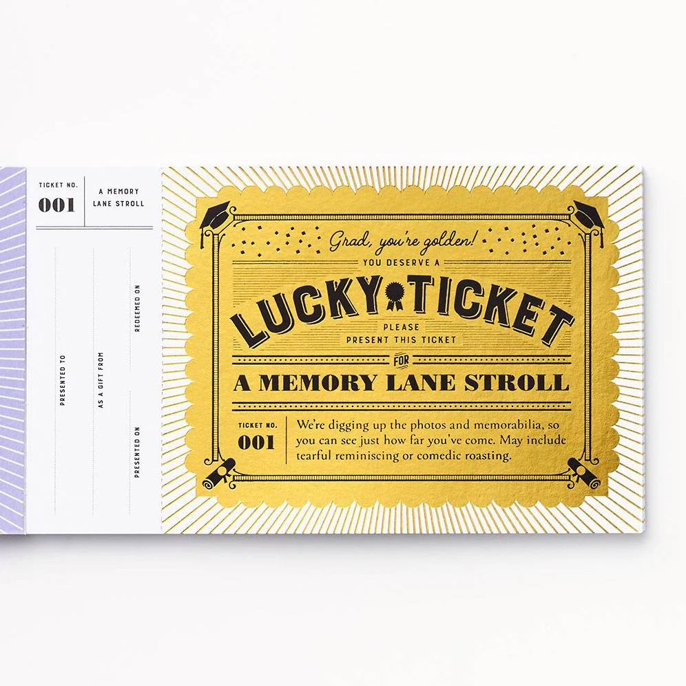 Lucky Tickets for the Graduate: 12 Gift Coupons - Image 2