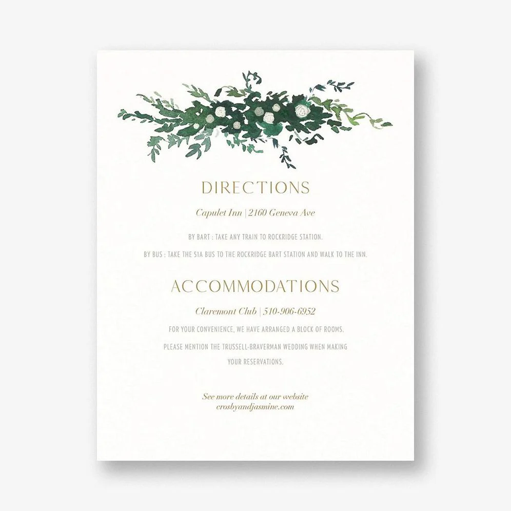 Lush Canopy Information Card