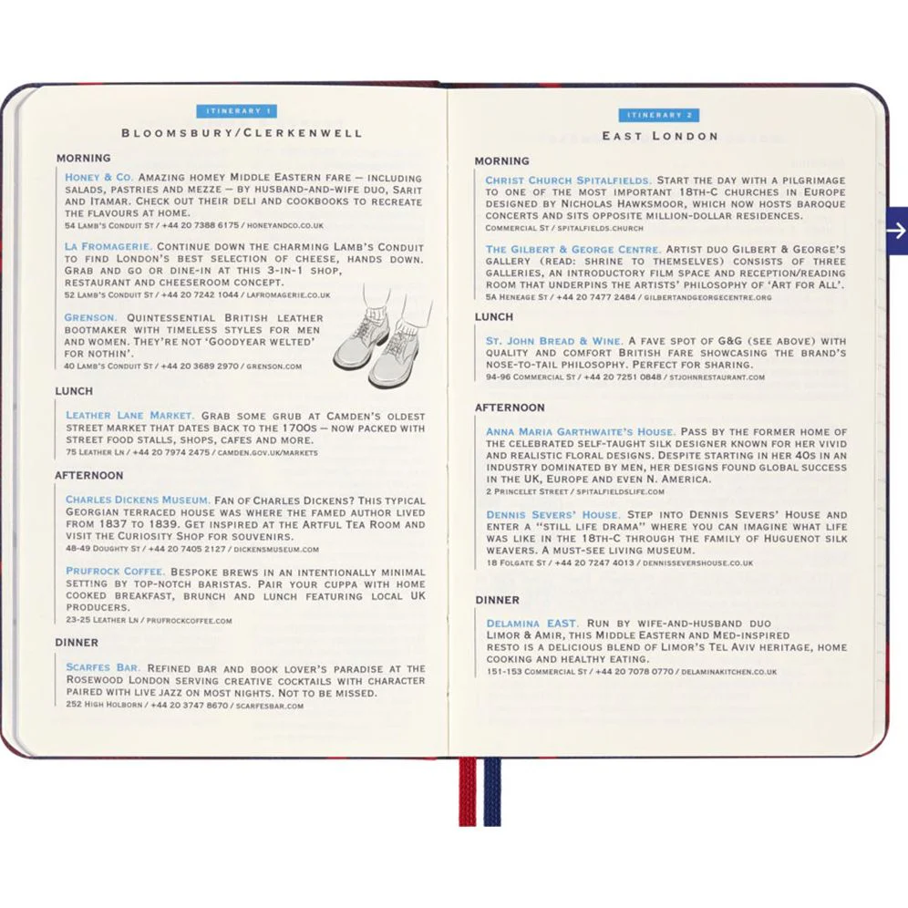 LUXE x Moleskine - London City Travel Guide Pocket Notebook - Image 5