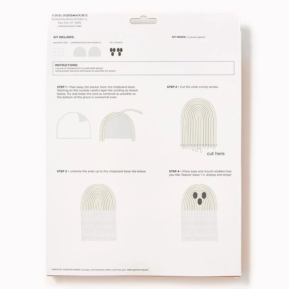 Macrame Ghosts Kit - Image 3