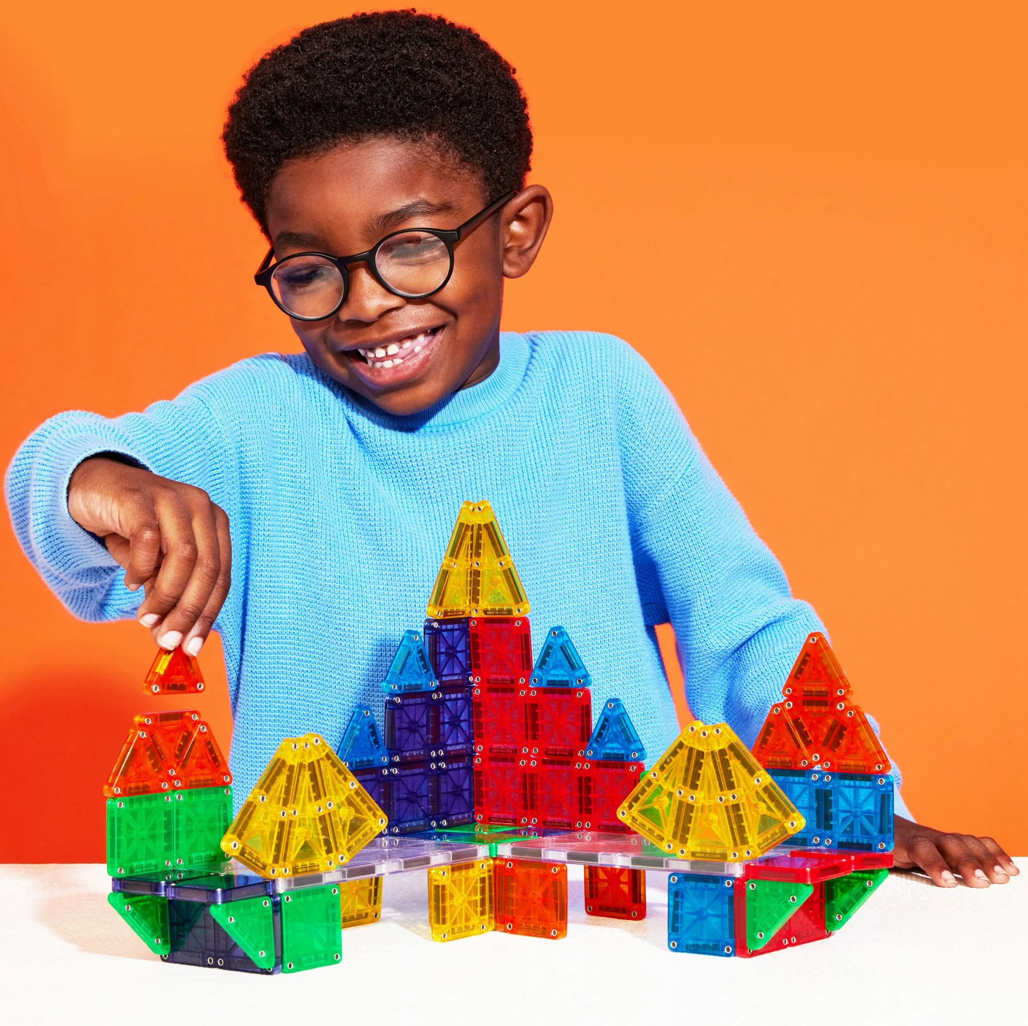 MAGNA-TILES microMAGS 70-Piece Deluxe Magnetic Construction Set, The ORIGINAL Magnetic Building Brand - Image 2