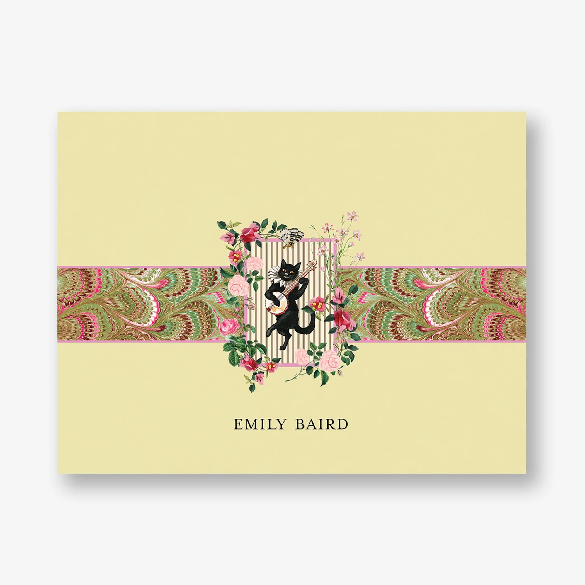Marbled Menagerie Folded Stationery - Image 2