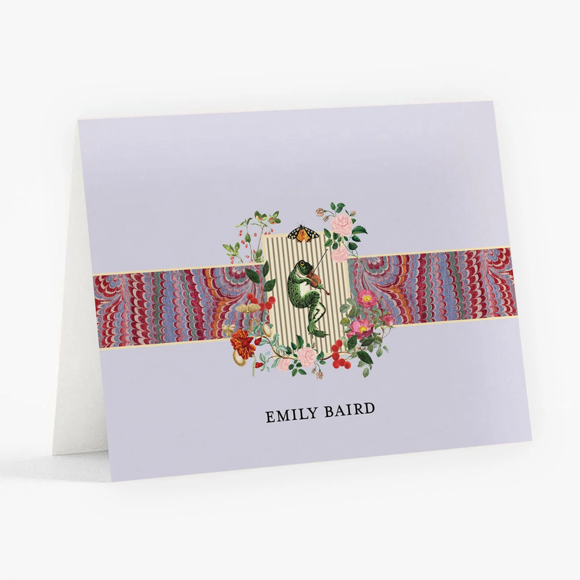 Marbled Menagerie Folded Stationery - Image 3