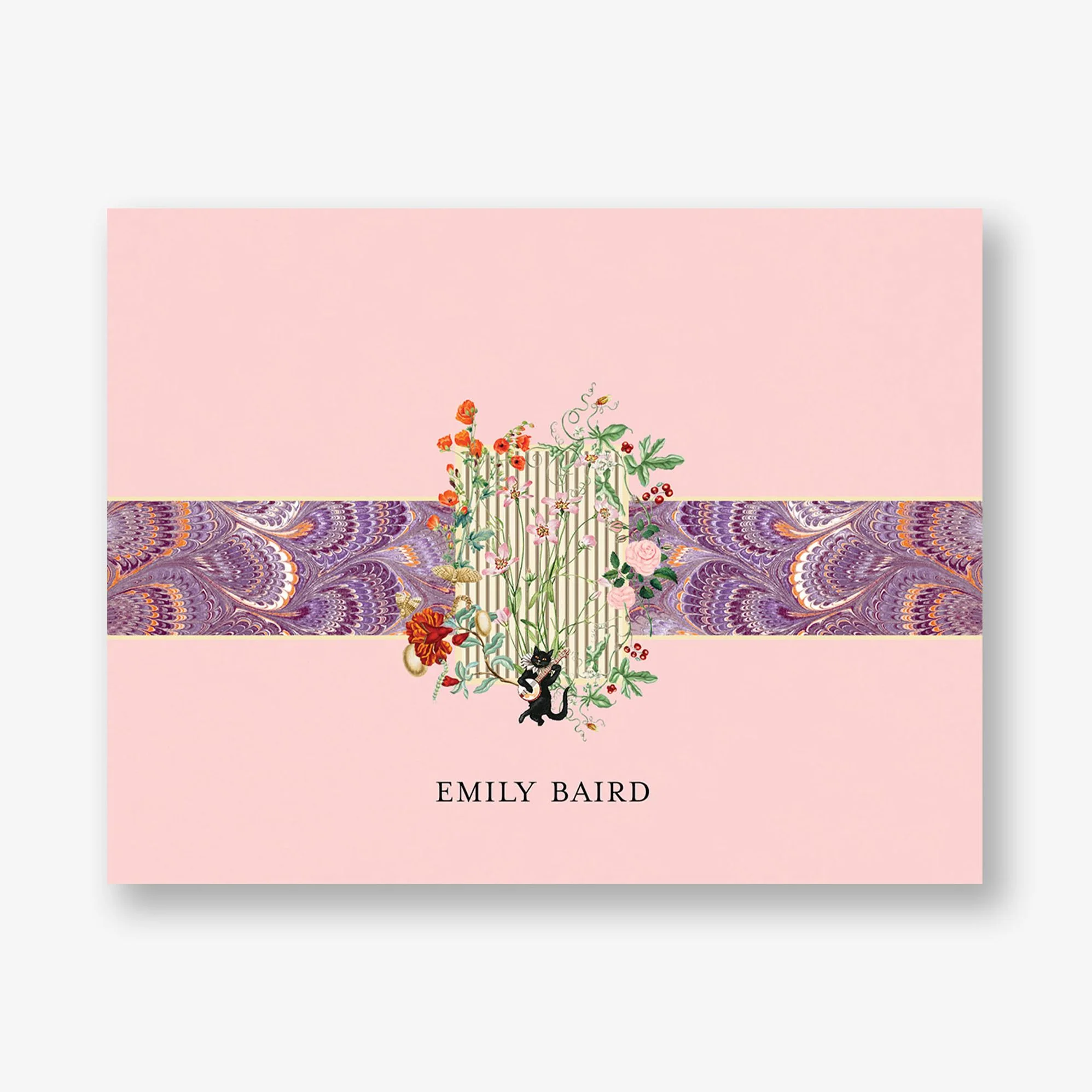 Marbled Menagerie Folded Stationery - Image 4