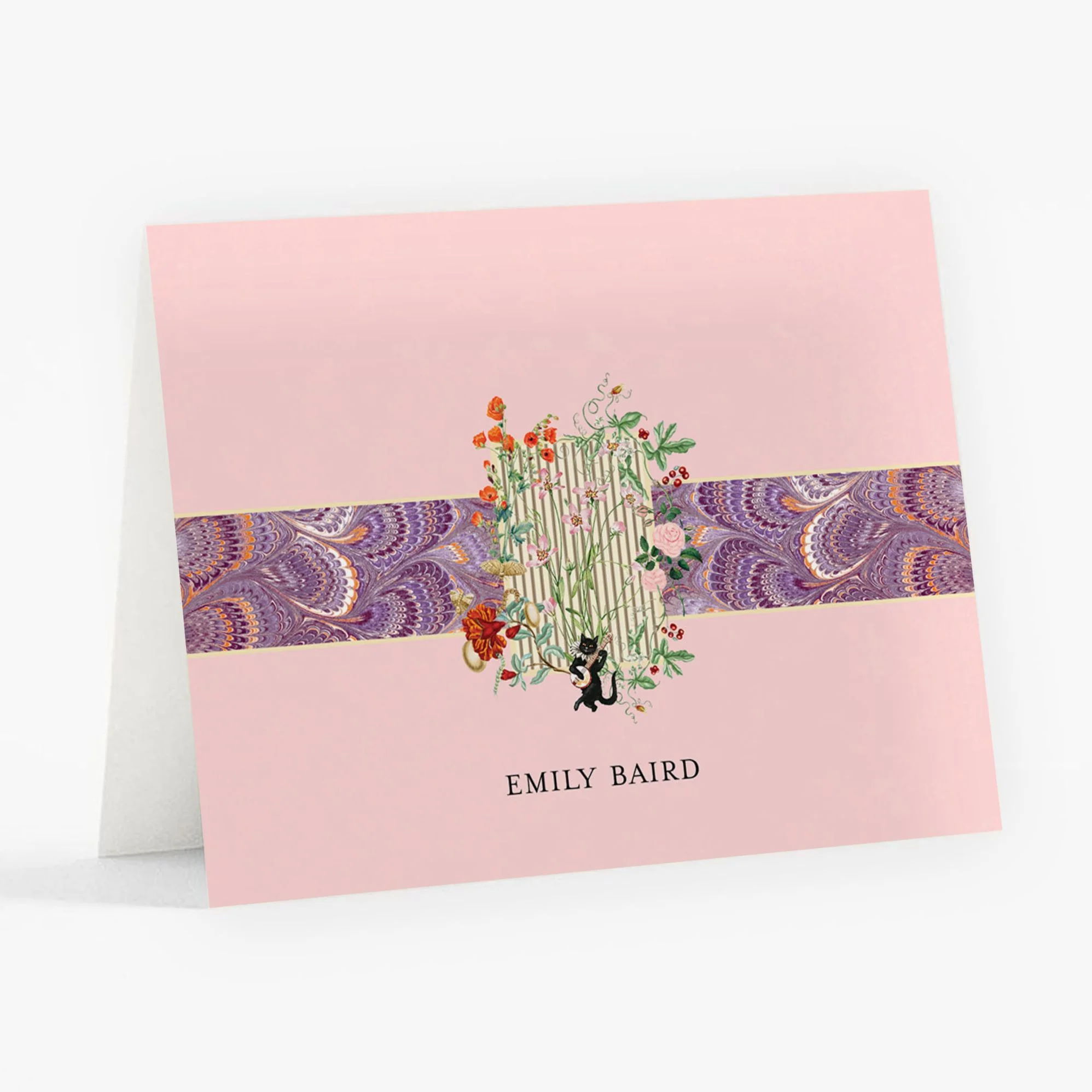 Marbled Menagerie Folded Stationery - Image 5