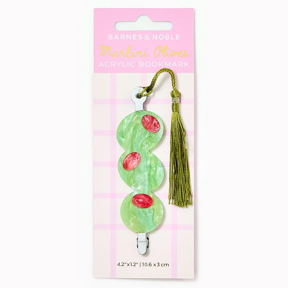 Martini Olives Acrylic Bookmark