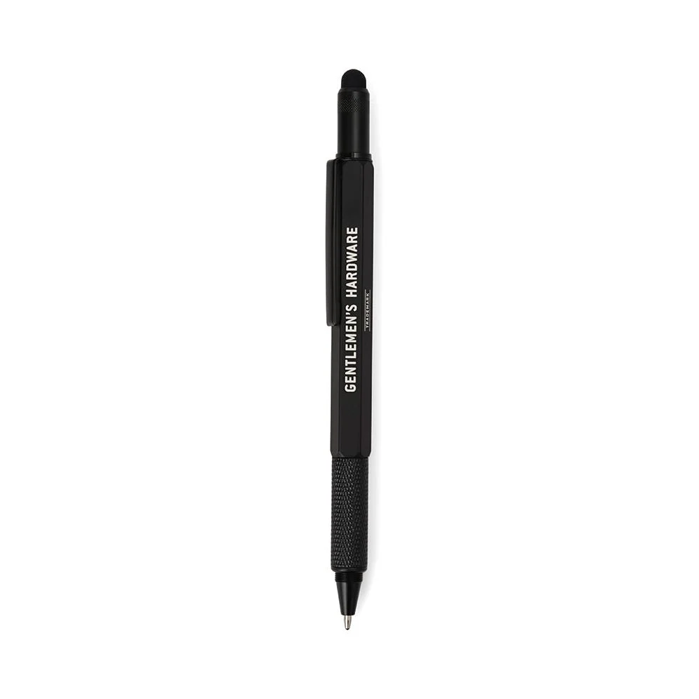 Matte Black 6-in-1 Multi Tool Pen - Image 2