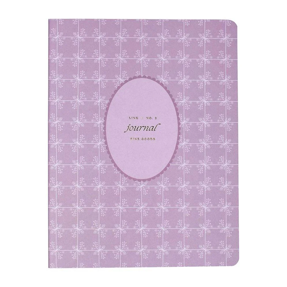 Mauve Paisley Paperback Journals S/3 - Image 4