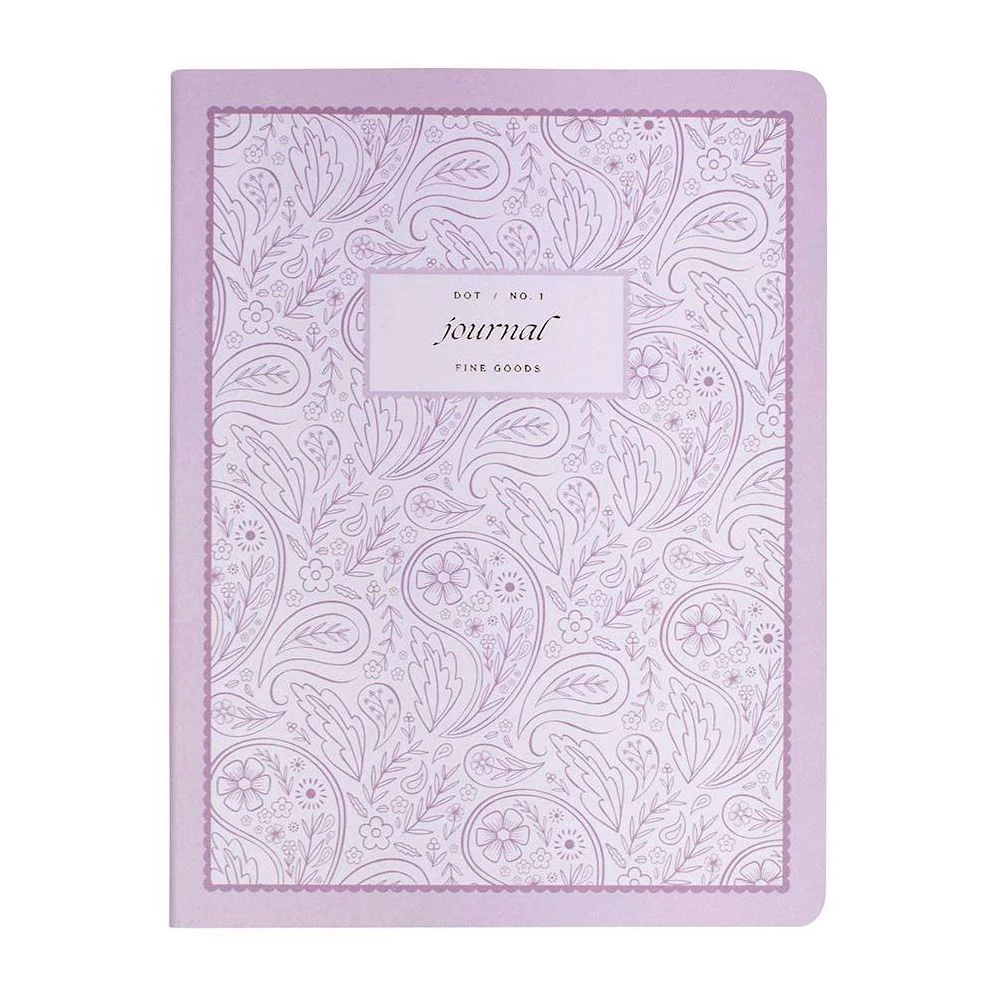 Mauve Paisley Paperback Journals S/3 - Image 5