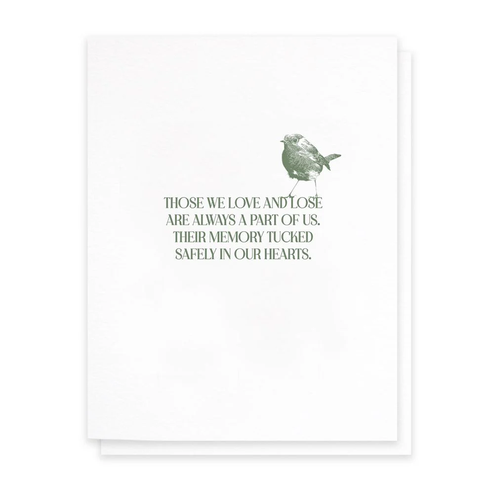 Memories Sympathy Greeting Card