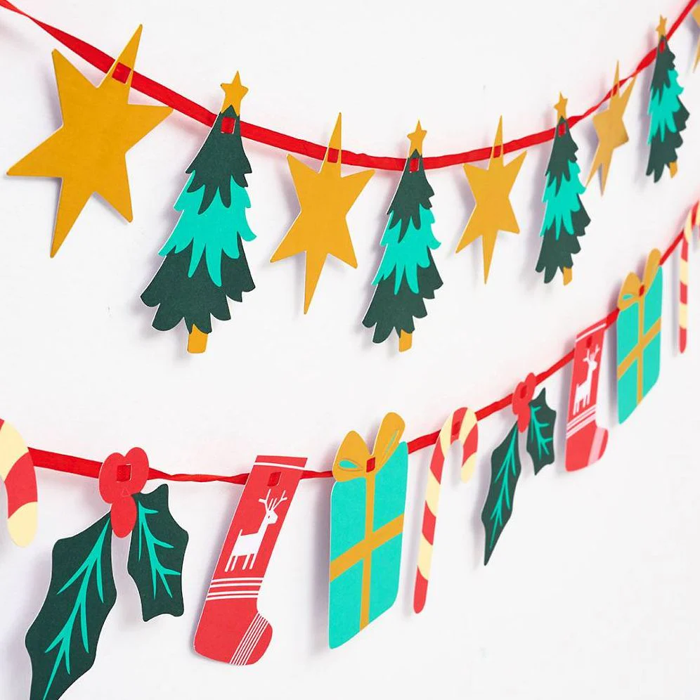 Merry And Bright 3-Strand Banner - Image 2