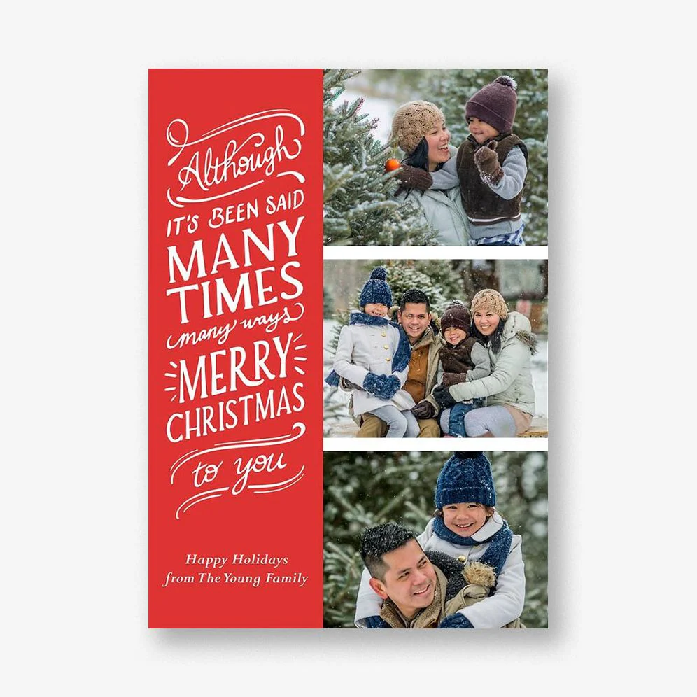Merry Christmas to You Photo Card