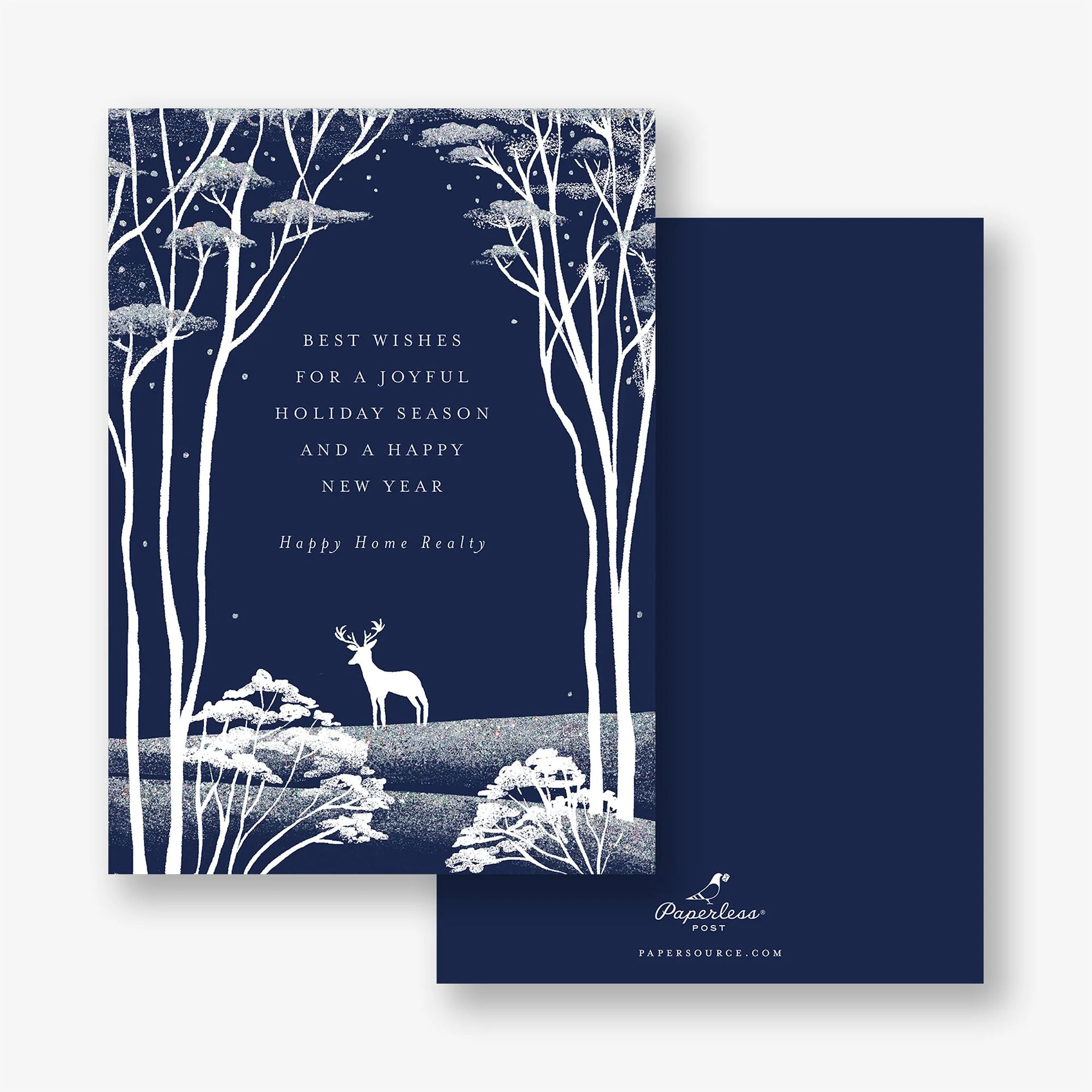 Midnight Forest Holiday Card - Image 2