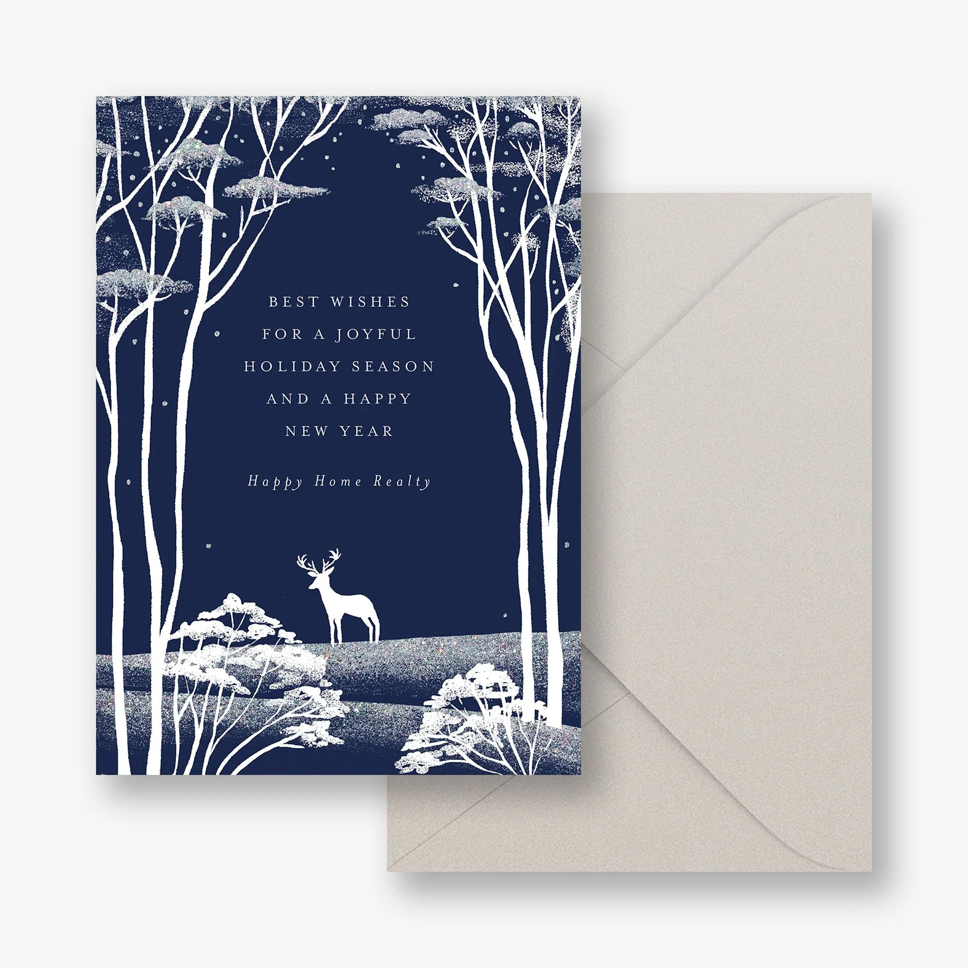 Midnight Forest Holiday Card - Image 3