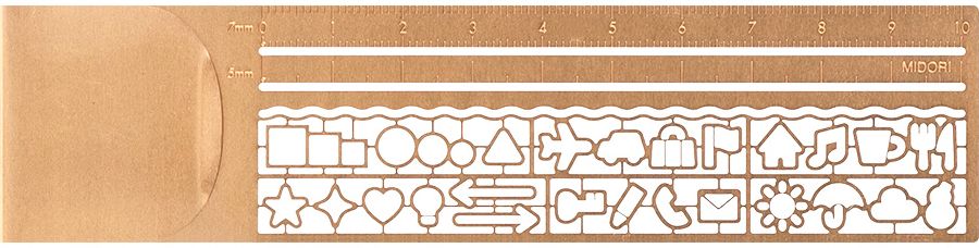 Midori Clip Ruler in Copper - Image 2