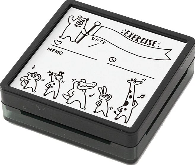 Midori Paintable Stamp - Pre-inked Exercise - Image 2