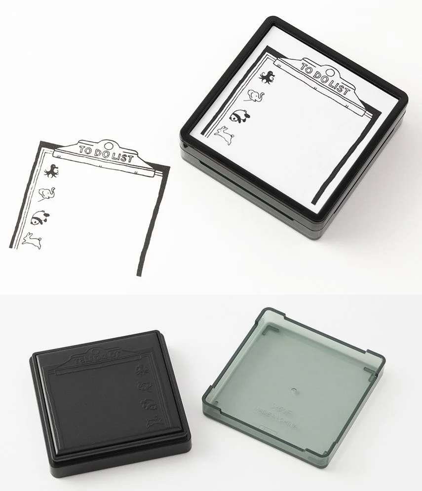 Midori Paintable Stamp - Pre-inked To do list - Image 3