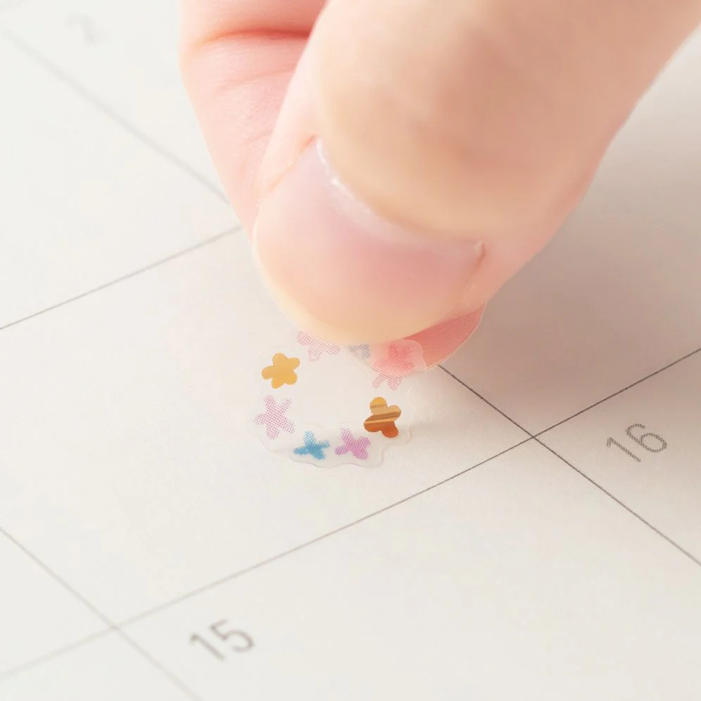 Midori Stickers - Date Twinkling Pastel - Image 3