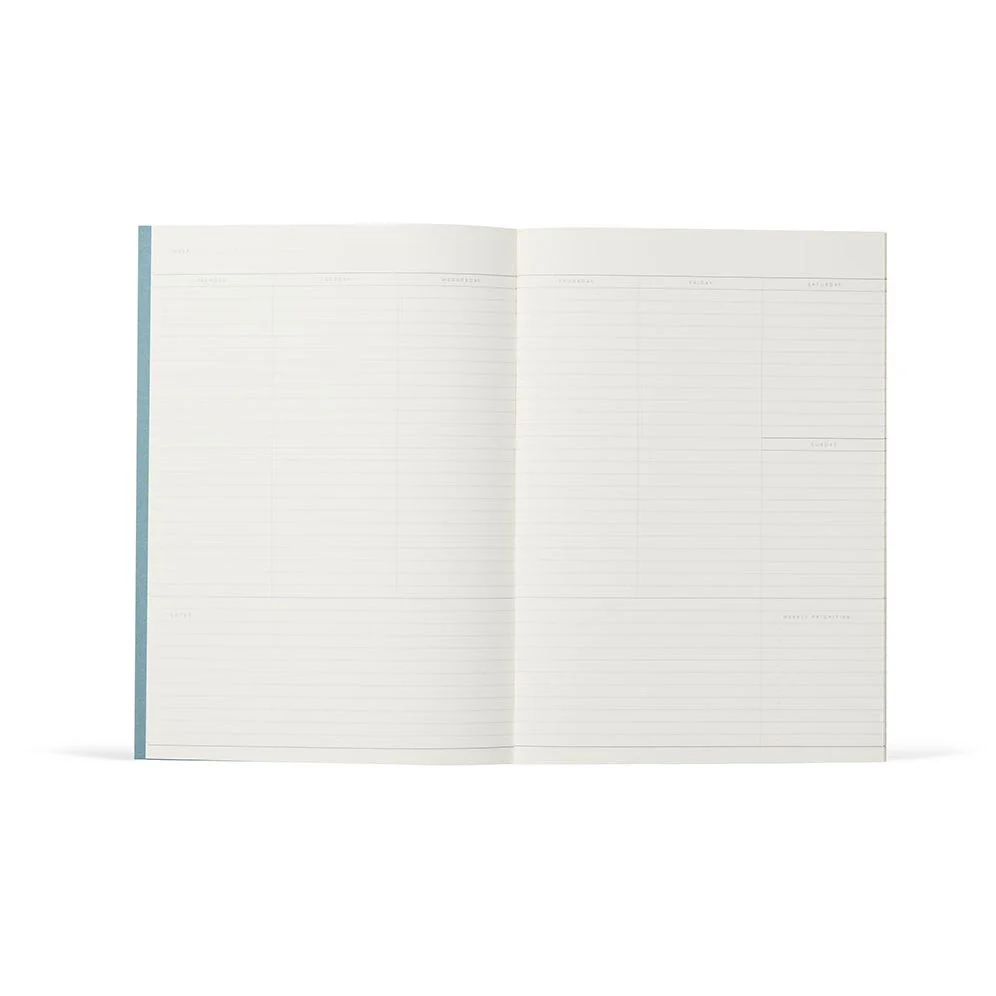 MILO Weekly Undated Planner in Green lines - Image 4