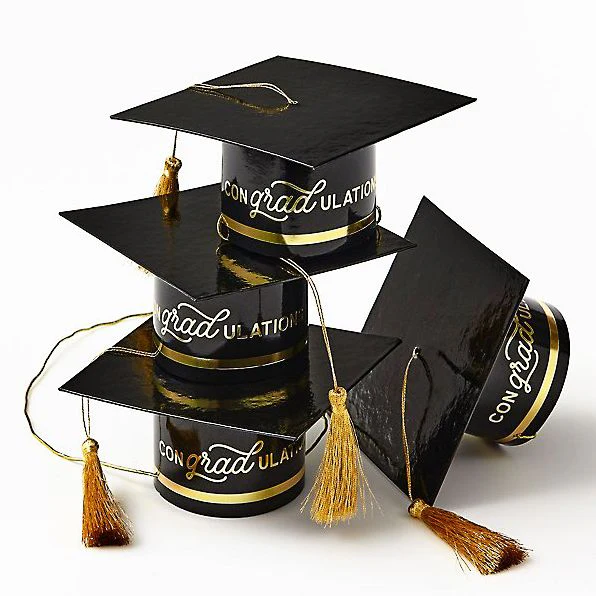 Mini Grad Cap Party Hats - Image 2