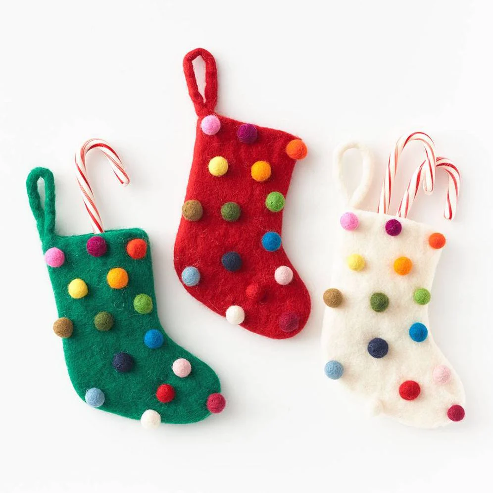 Mini Pom Stockings