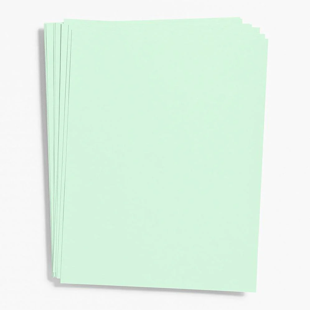 Mint Paper 8.5" x 11"