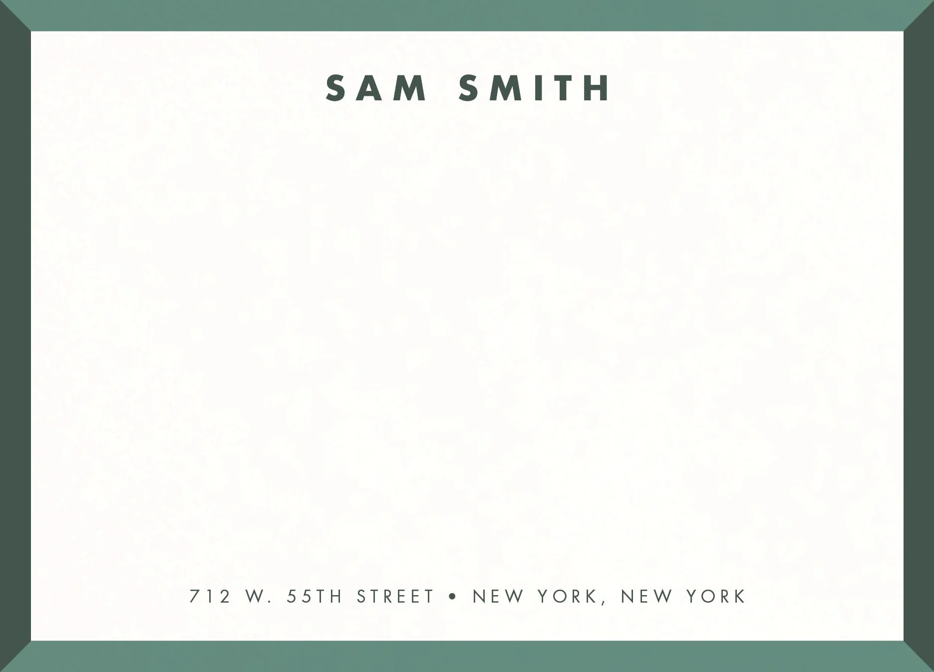 Mod Bevel Border Stationery - Image 4