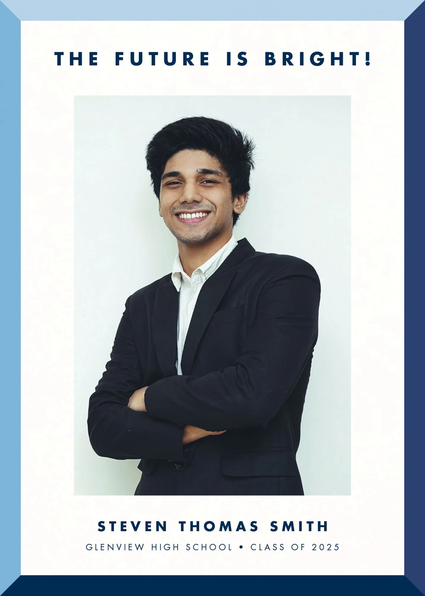 Mod Bevel Photo Graduation Announcement - Image 4