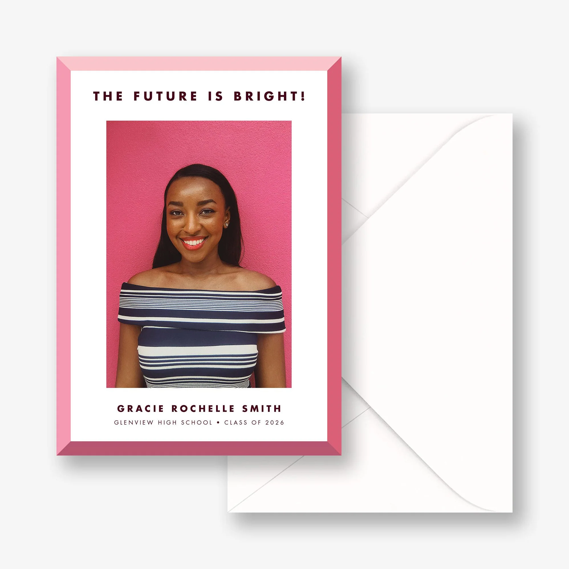 Mod Bevel Photo Graduation Announcement - Image 8