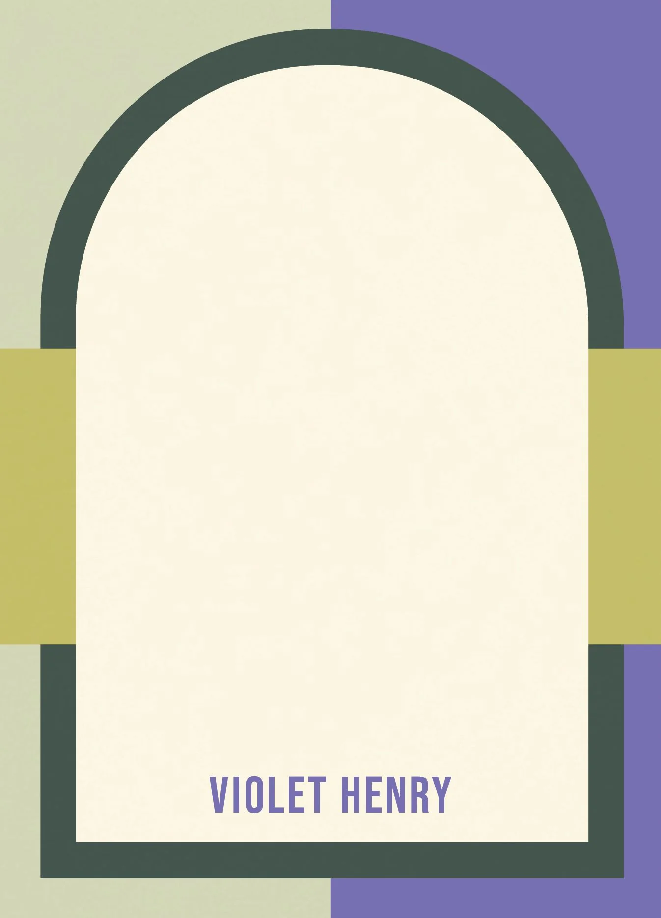 Modern Colorblock Arch Stationery - Image 3