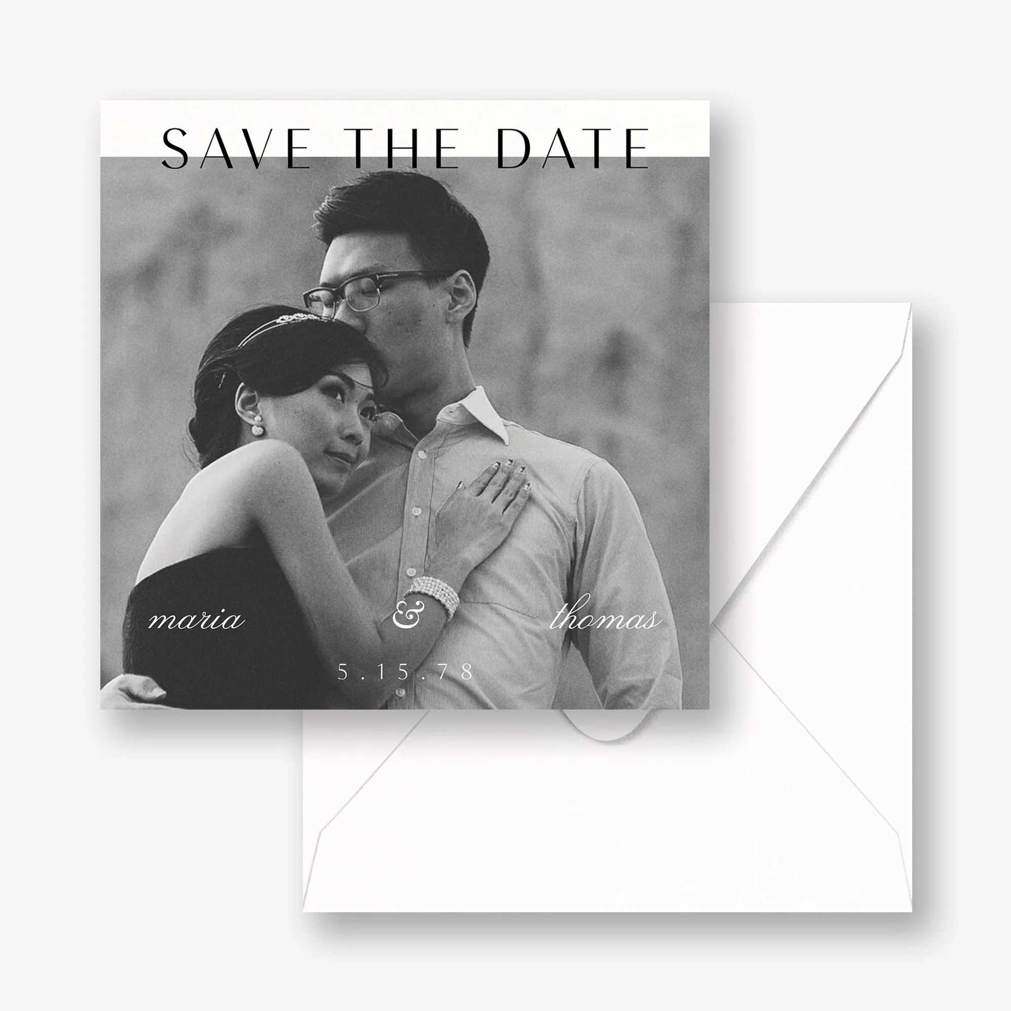 Modern Muse Photo Save the Date - Image 3